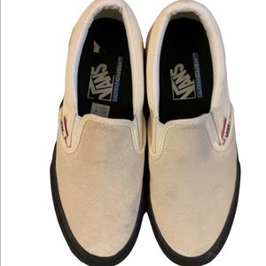 Vans Slip-On Pro Classic White & Black Skate Shoes
